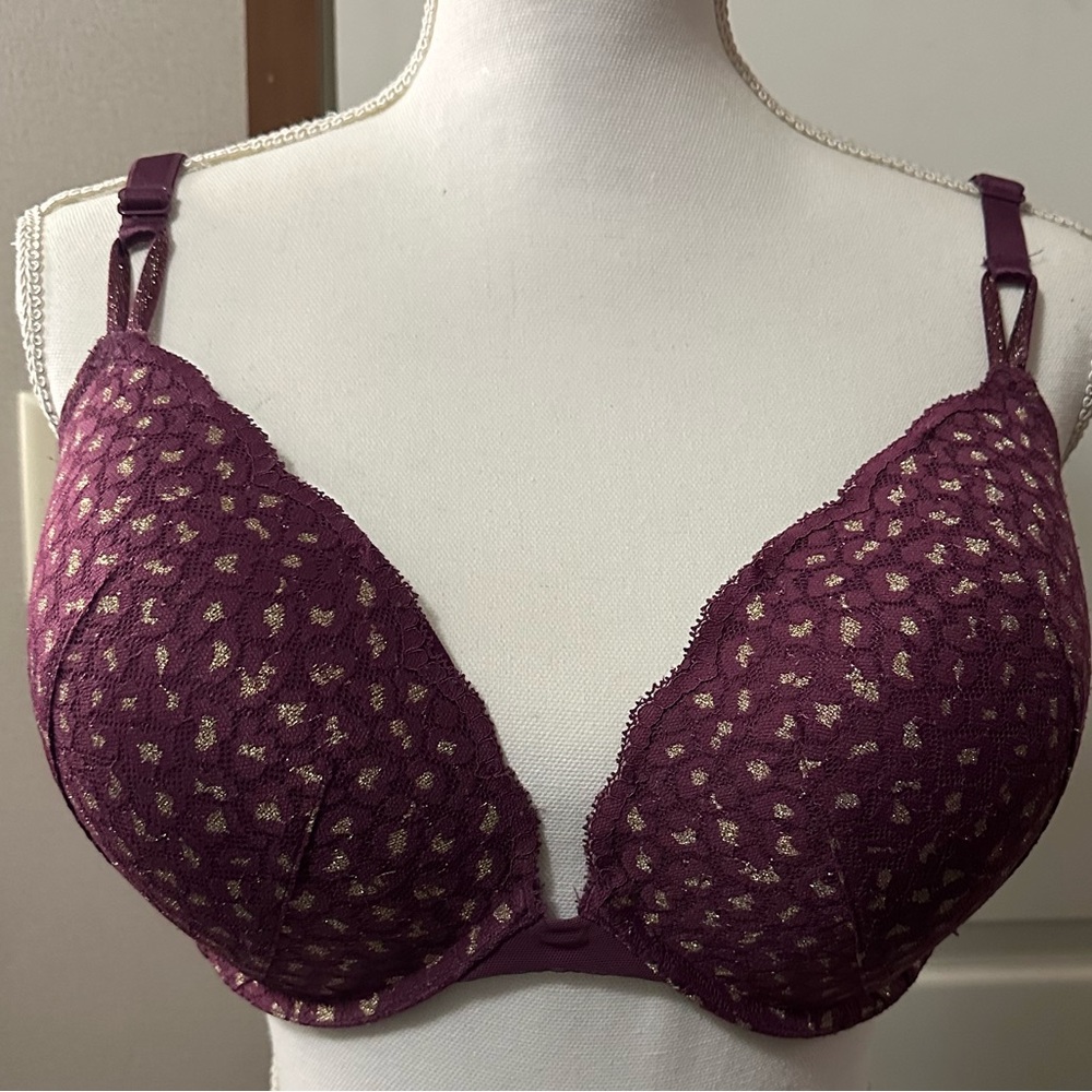 Victoria's Secret Plum Extra Push-up Bra
